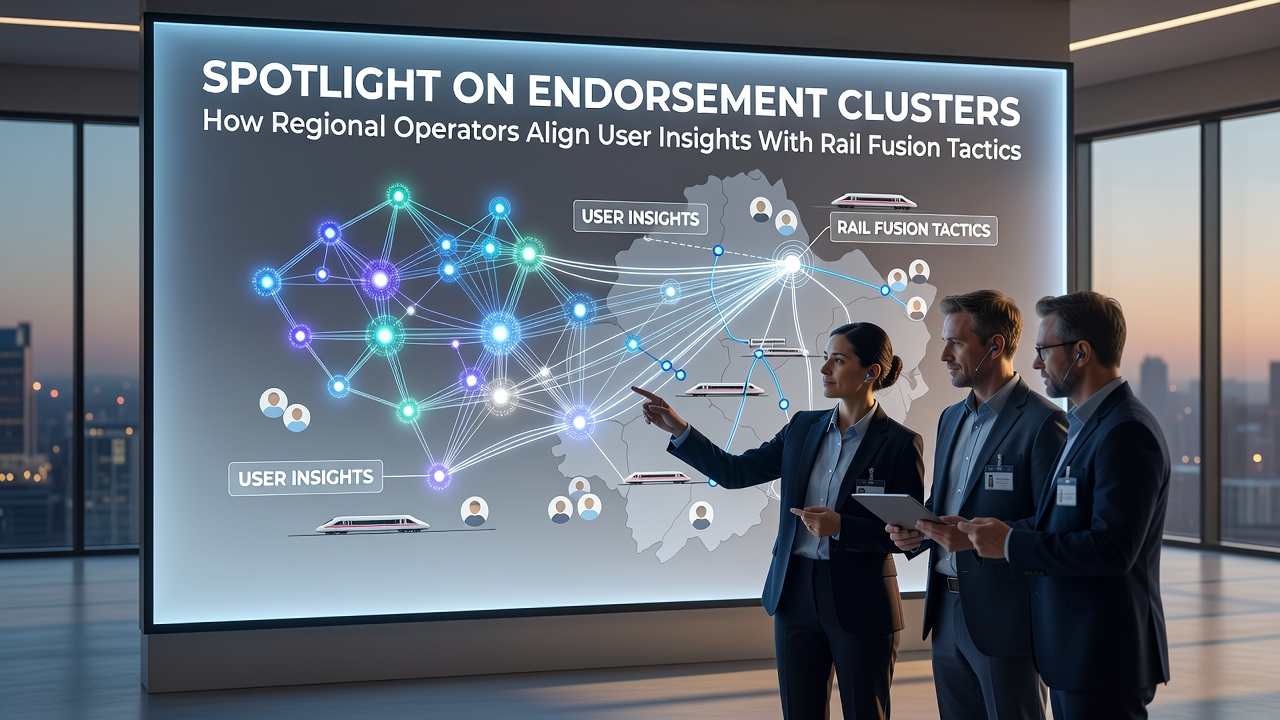 Regional operators reviewing user endorsement data on payment rail integrations