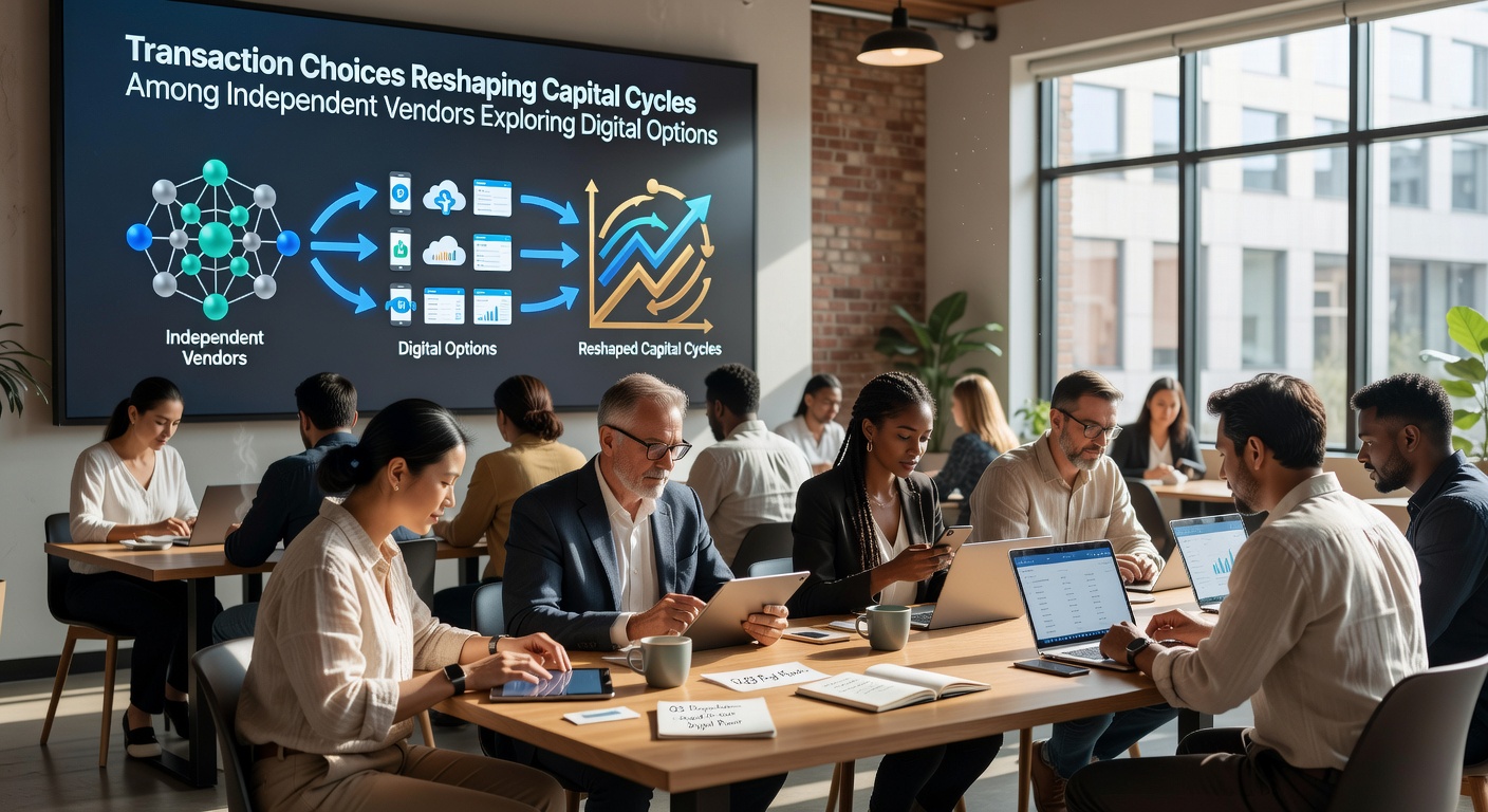 Vendor using multiple devices to monitor real-time transaction flows across card and digital asset networks